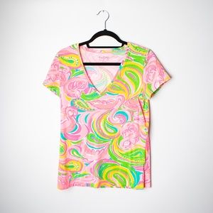 Lilly Pulitzer V-Neck Size M